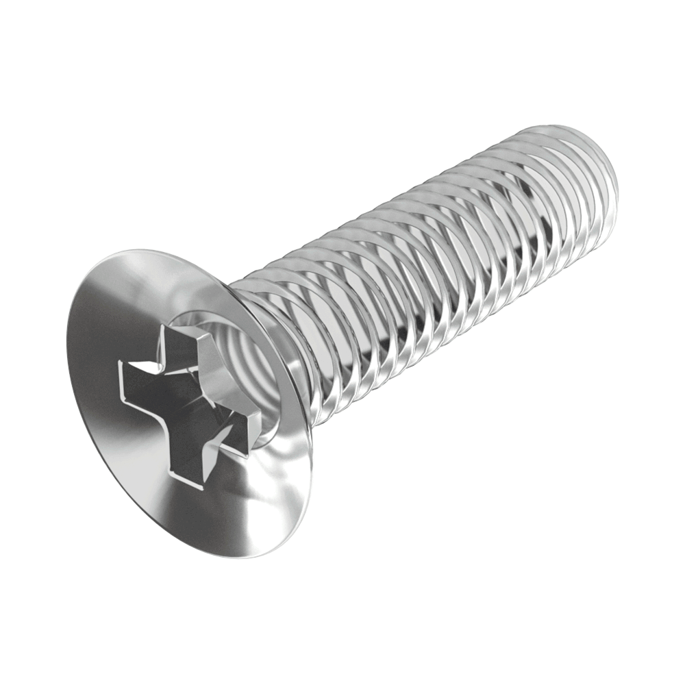Parafuso escareado Phillips – PVDF / PEEK / PEEKGF / RENY / PPS / PC Parafuso escareado Phillips – PVDF / PEEK / PEEKGF / RENY / PPS / PC