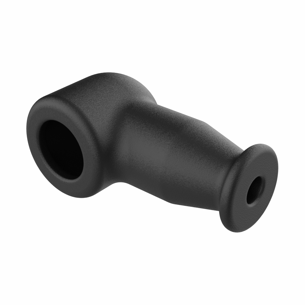 Grooved cable grommet sleeve
