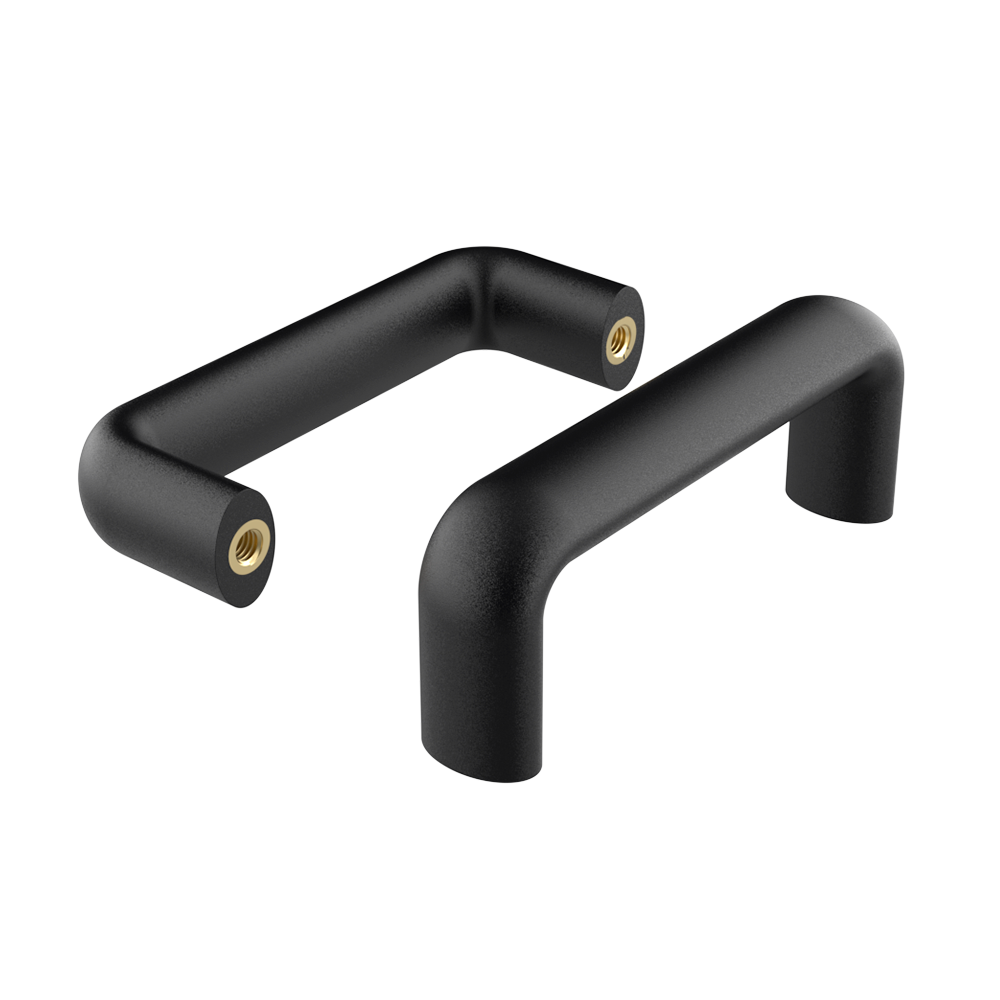 Handle with elliptical bases Handle with elliptical bases