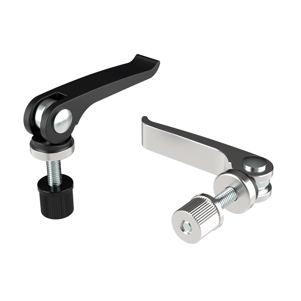 Clamping lever with eccentric cam