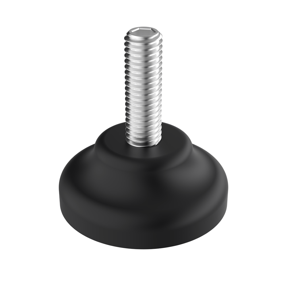 Edelstahl-Stellfuß Innensechskant rutschhemmend