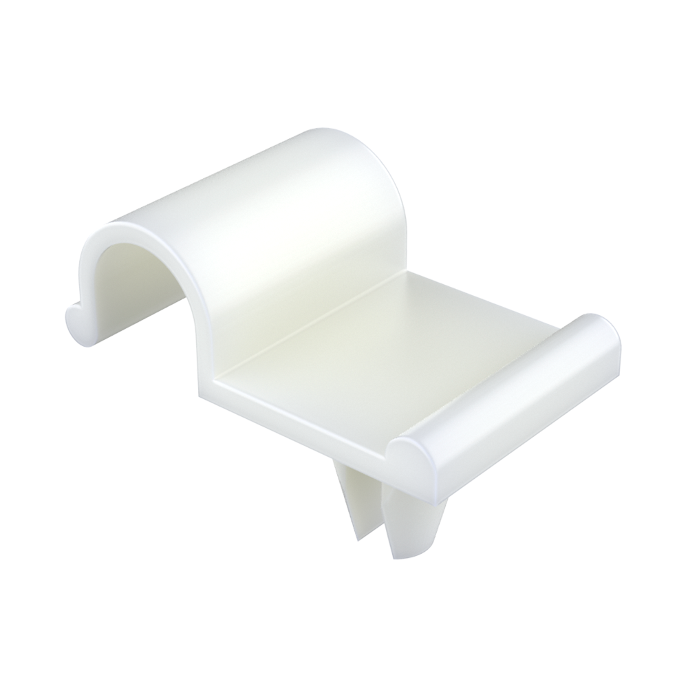 Half-U cable clamp with anchor MIPA - Product view
