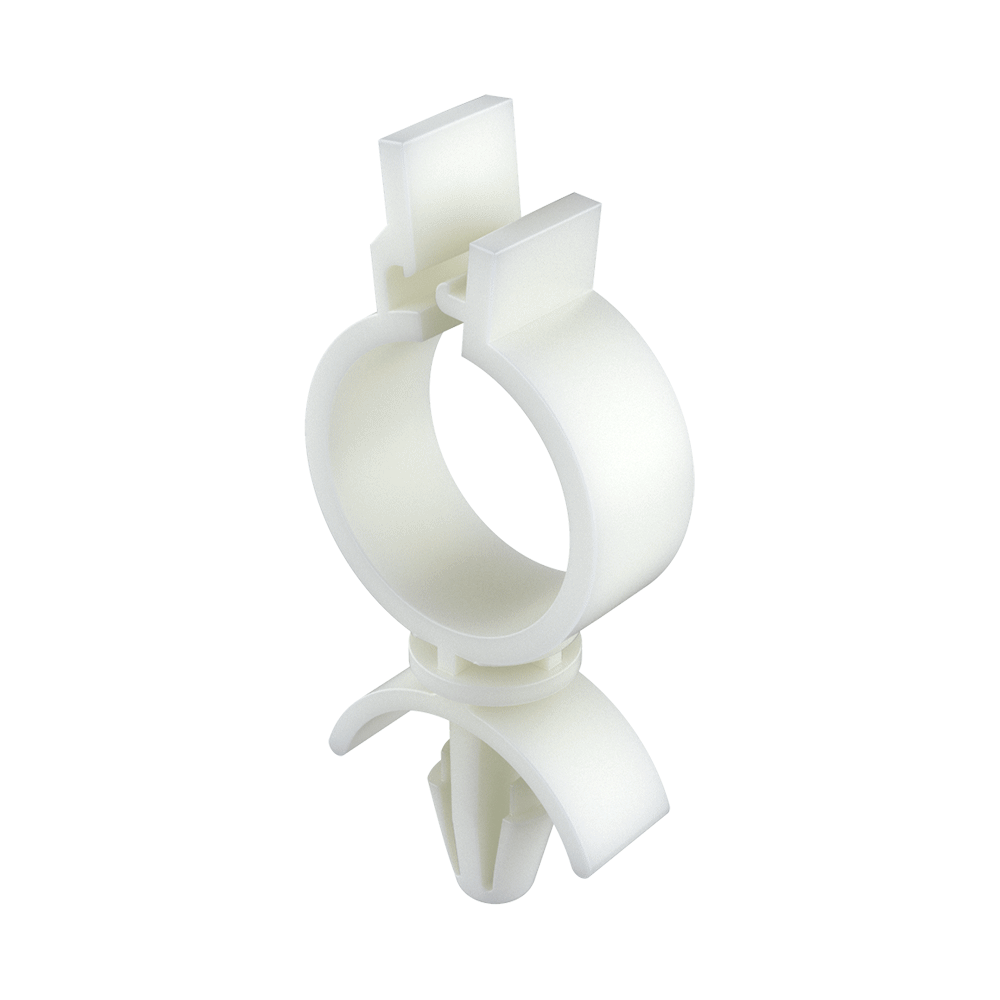 Abrazadera separador con anclaje