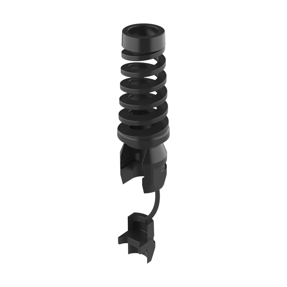 Flexible strain relief bushing