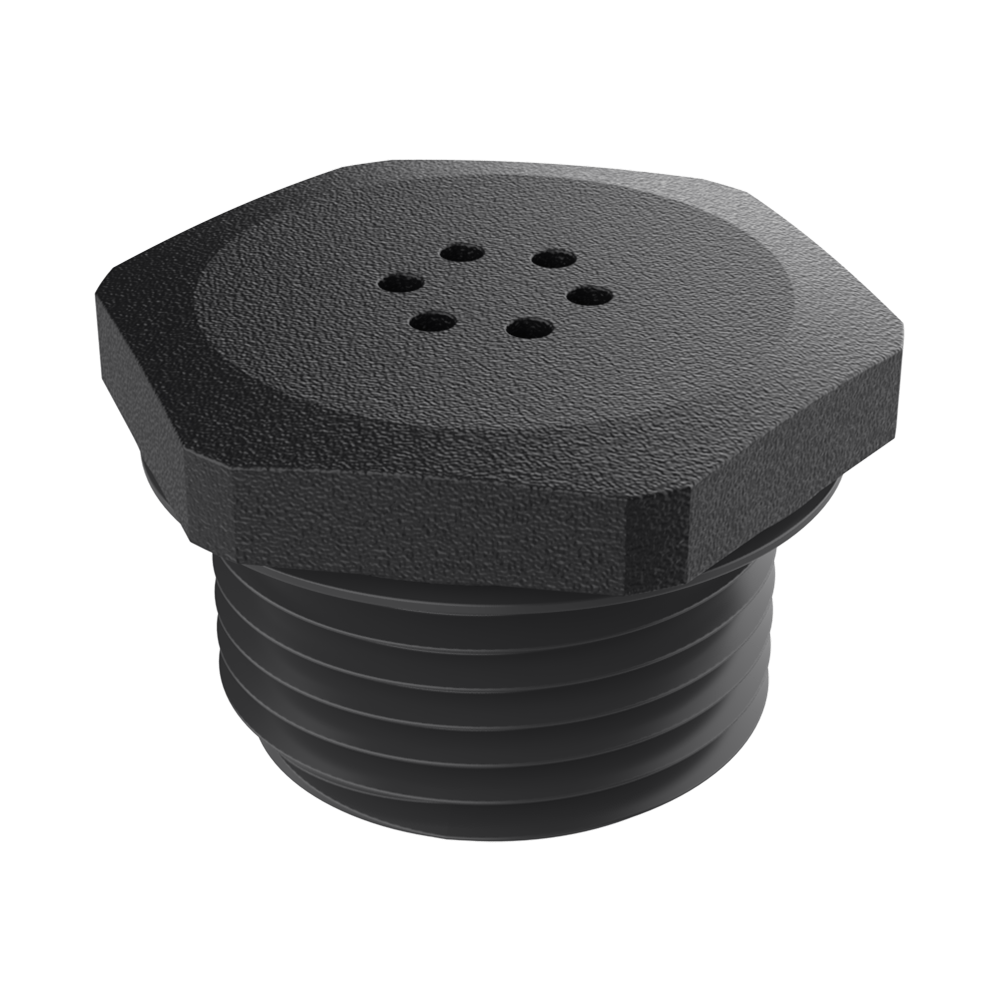 Tappo di ventilazione filettato con testa esagonale