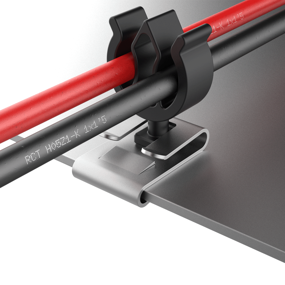 Panel edge clip for modular clamp