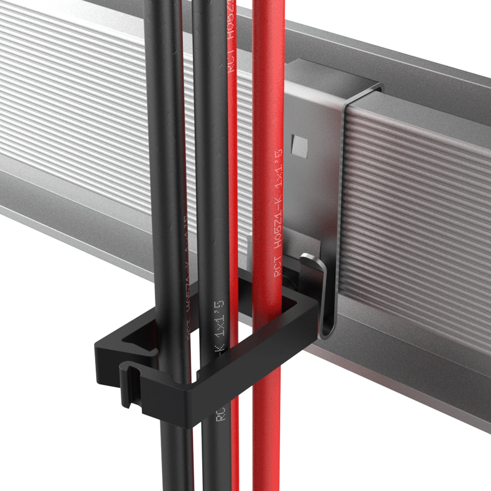 Clip de profilé structurel pour collier modulaire