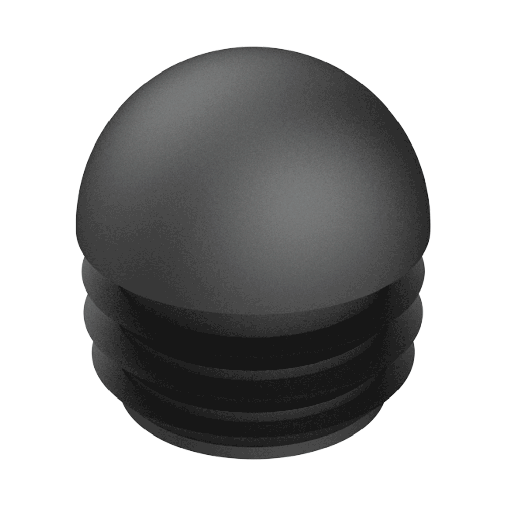 Set di 30 tappi in plastica (interno, sfera, tondo, 7-9,5-15,5, bianco)  [I-RO-15.5-WB] - Caps and Buffers B.V.